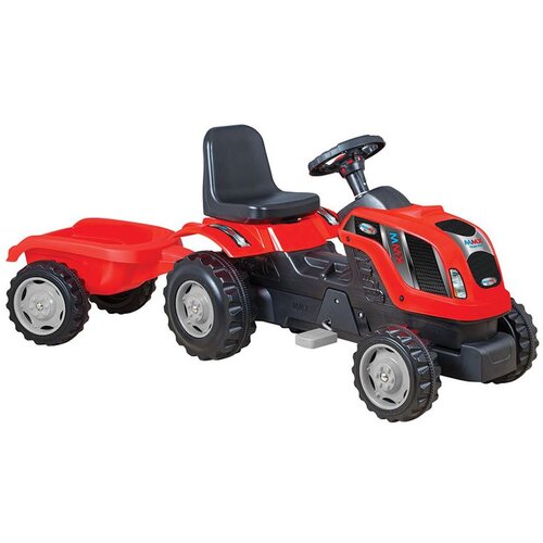 MicroMax Toys MMX Traktor na pedale sa prikolicom Crveni Slike