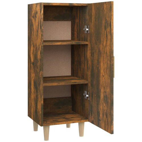  Komoda boja dimljenog hrasta 34,5x34x90 cm konstruirano drvo Slike