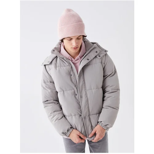 LC Waikiki Men's Comfort Fit Hooded Coat