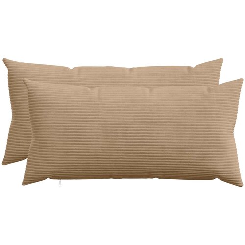  Presvlaka za jastuk 2 pcs HEERLEN Smeđa 40 x 80 cm Kord Cijene