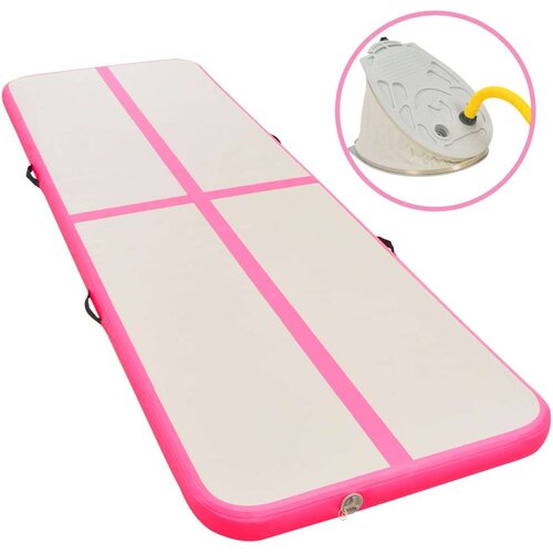  Strunjača na napuhavanje s crpkom 600 x 100 x 10 cm PVC roza Cijene