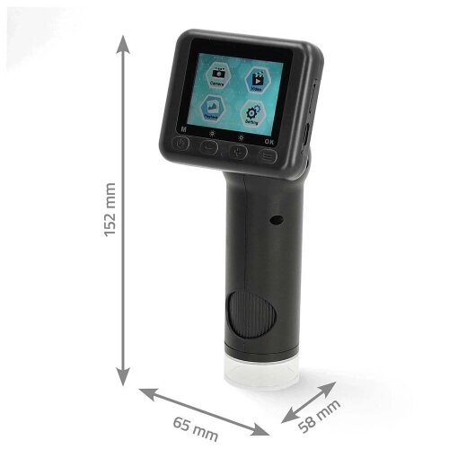 Nedis MCAM2424BK - Mikroskopska digitalna kamera 1080p, 30fps, 48MP, 1000 mAh Slike
