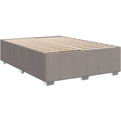 vidaXL Okvir za krevet bez madraca smeđesivi 160x200 cm od tkanine Cijene