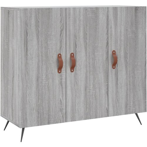 Maison Chic Komoda - Predalnik siva sonoma 90x34x80 cm konstruiran les, (21718038) Slike