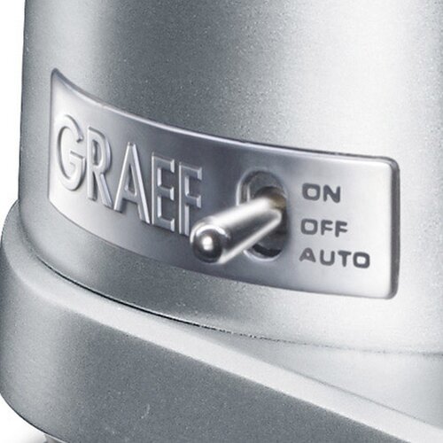 GRAEF CM800 Kaffeem&amp;uuml;hle Aluminiumgeh&amp;auml;use silber Slike