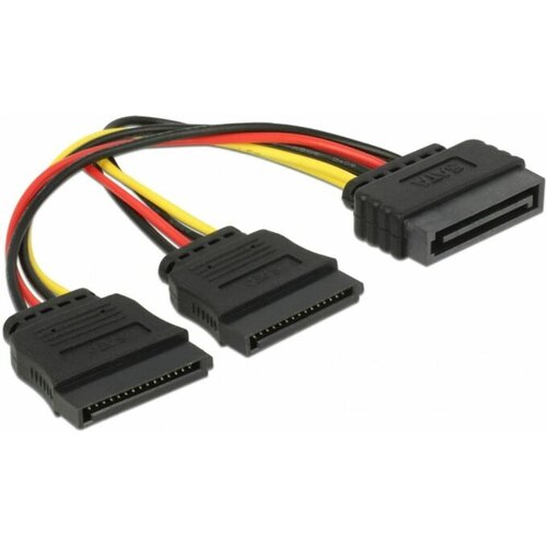 Delock adapter sata m + 2x sata ž 60105 Cene
