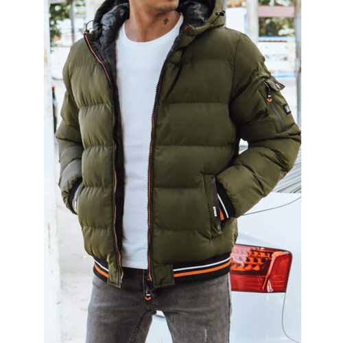 DStreet Reversible men's winter green jacket TX4205 Cene