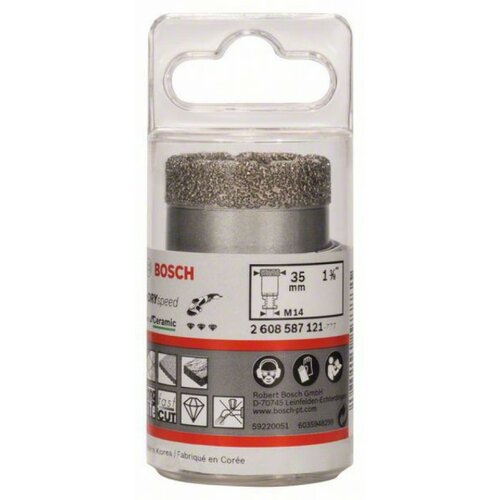 Bosch dijamantska burgija za suvo bušenje dry speed best for ceramic 35 x 35 mm ( 2608587121 ) Slike