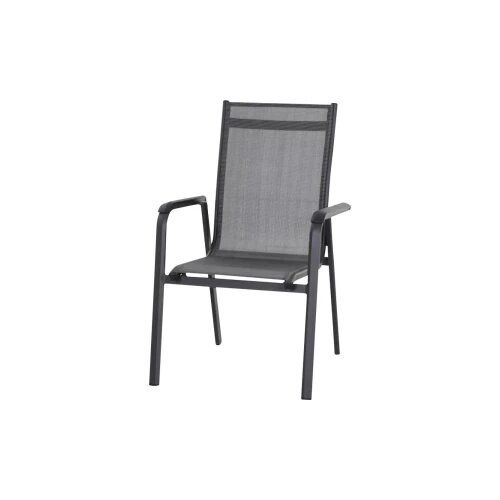 Siena Garden Tesoro M29542 vrtna stolica aluminij, plastika antracitna (matirana) boja, crna, srebrna Cijene
