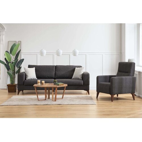 Atelier Del Sofa Garnitura, Minar 3 - Dark Grey, Light Grey Slike