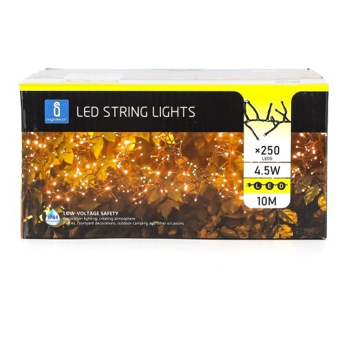 Aigostar LED dekorativna girlanda za spoljnu upotrebu 250xLED/10m IP44 topla bela Slike
