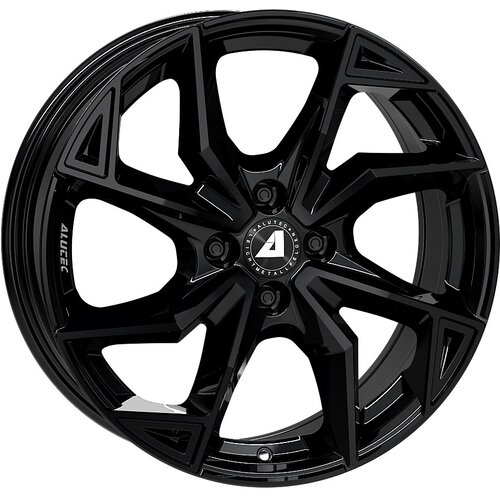 Alutec A18 4x108 ET32 7,5x18 ADX.02 črna 65,1 (Citroen C4, DS3 Crossback, DS4, Jeep Avenger, Opel Co Slike