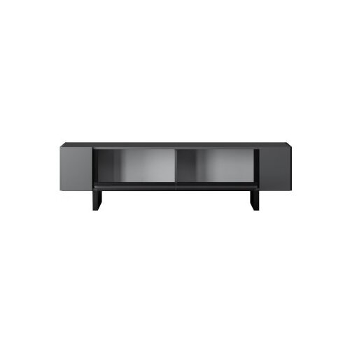 Hanah home tv polica yildiz anthracite black Slike