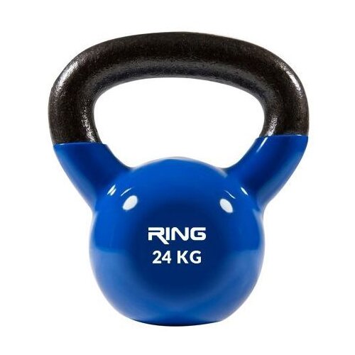 Ring Kettlebell 24kg metal vinyl RX DB2174-24 blue Slike
