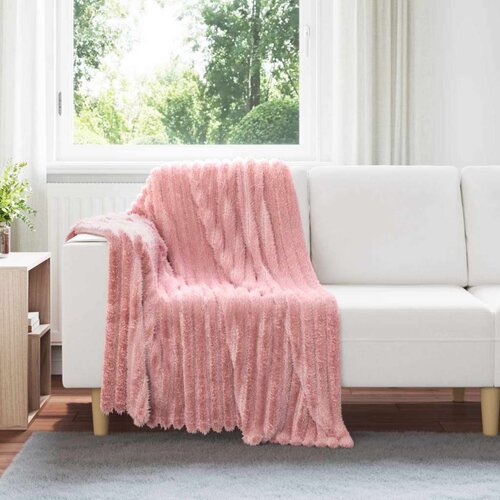  Odeja Roza 150 x 130 cm Flis, (5000288054) Cene