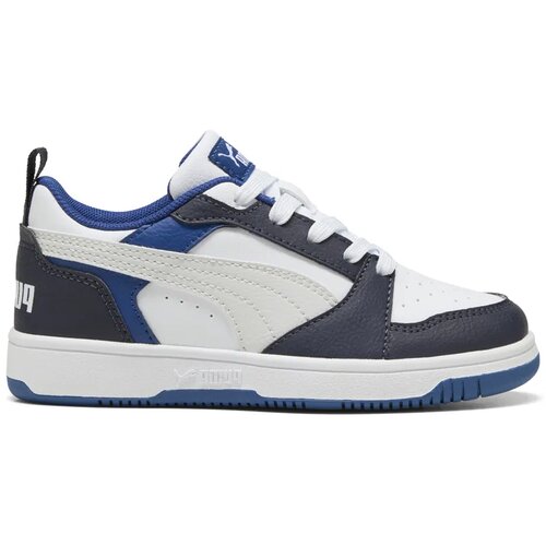 Puma Patike za dečake Rebound V6 Lo Ps, Belo-Teget Cene