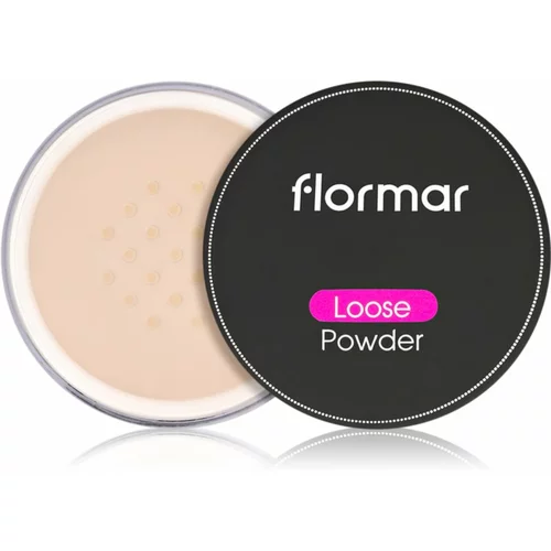 Flormar Loose Powder puder u prahu nijansa 002 Light Sand 18 g
