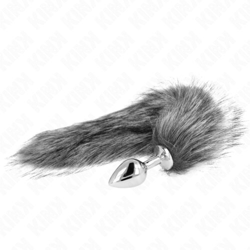 Kink Analni Čep With Tail Grey (m) Cene