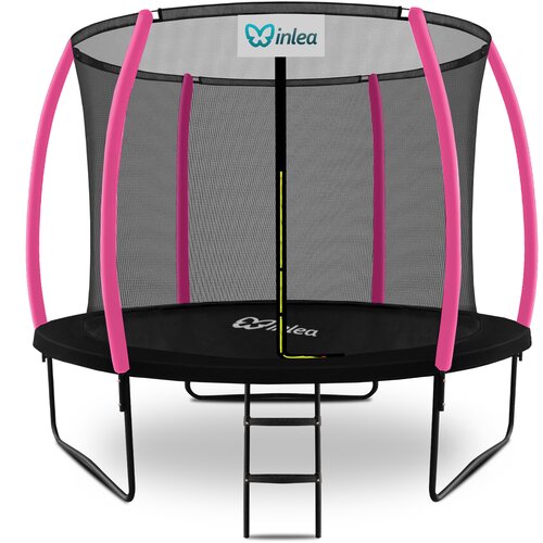  INLEA ULTIMATE Jump trampolin s unutarnjom za&scaron;titnom mrežom 305 cm - crna/roza Cijene