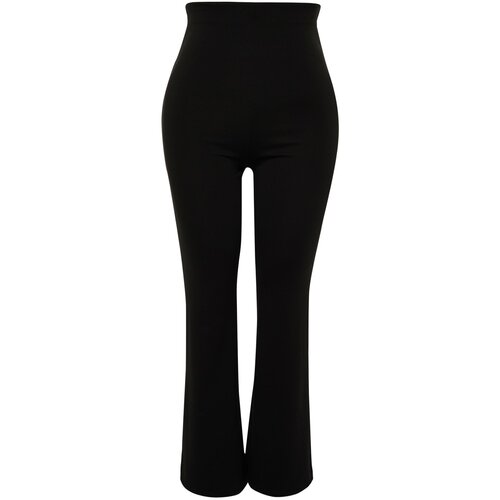 Trendyol Curve Plus Size Pants - Black - Flare Slike