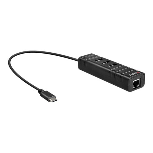 Lindy 43249 sučelje čvori&scaron;ta USB 3.2 Gen 1 (3.1 Gen 1) Type-C 5000 Mbit/s Crno Cene