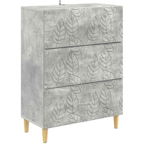 vidaXL Predalna omara Betonsko siva 66 x 34,5 x 90 cm Inženirski les, (5000246979) Cene