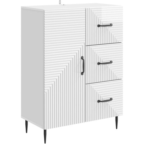  Kreveta s ladicama Bijela visokog sjaja 66 x 34,5 x 89,5 cm Cijene