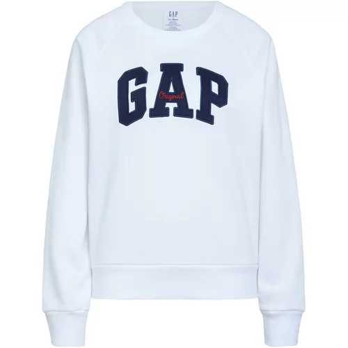 Gap Tall Sweater majica noćno plava / crvena / bijela
