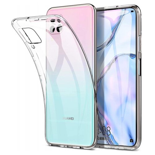 Torbica silikonska ultra thin za huawei P40 lite/nova 6 se transparent Slike