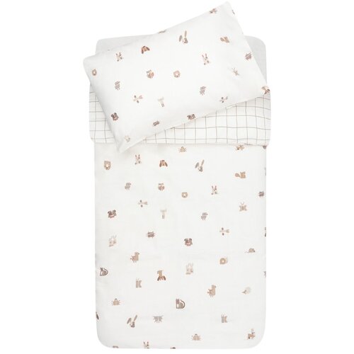 Jollein® posteljnina 2-delna 100x140 cm animal friends Cene