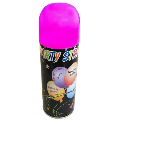 Sprej Špageti u boji 250ml, Spray Party String - Roza