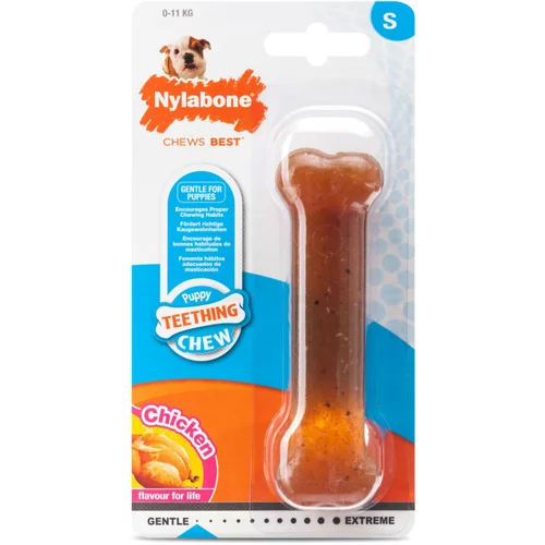 Nylabone Puppybone - Regular: pribl. D 11,5 x Š 3,5 x V 2,0 cm