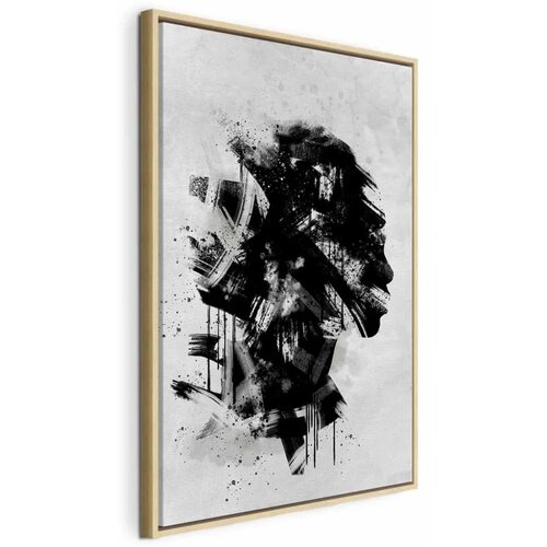  Slika - Classic Profile (1 Part) Vertical 60x90 U prirodnom drvenom okviru Cijene