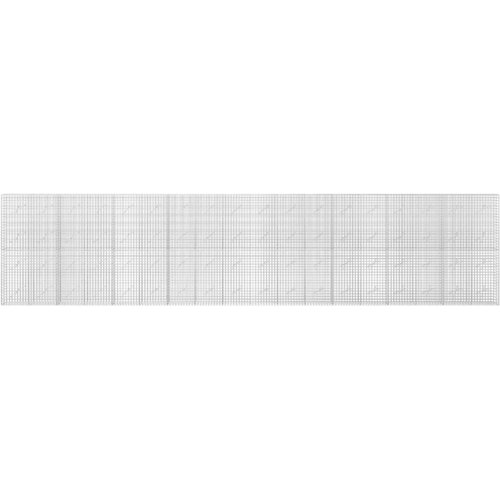  Gabion s 5 mm žicom i mrežom 5x5 cm 900x10x200 cm Slike