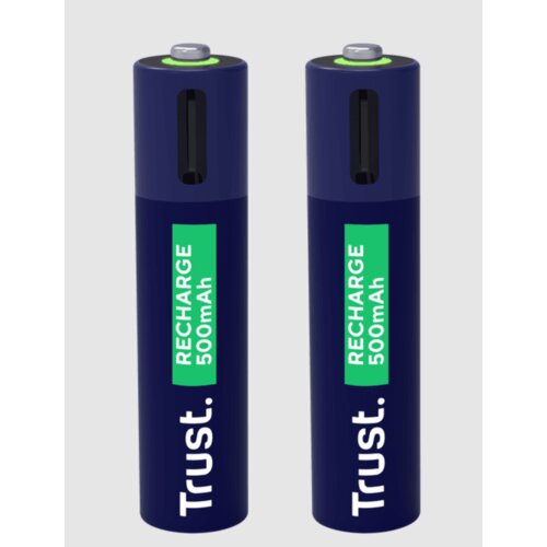 Trust Punjive baterija USB-C 2P - AAA/ (2 kom)/ crna Slike
