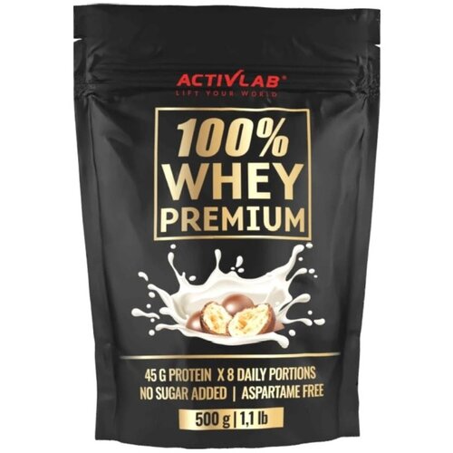 ACTIVLAB 100% Whey Premium z okusom pi&scaron;kotov z mlečno čokolado (500 g) Cene