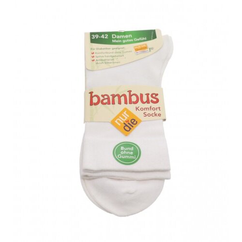 Nur Die Čarape ženska bambus bijela 39-42 496827 Slike