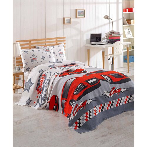 Hanah home set Single prekrivač Crazy, 160x235cm, Crvena Slike