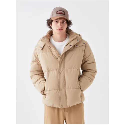 LC Waikiki Men's Comfort Fit Hooded Coat