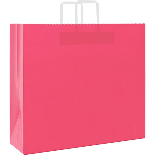  Papirnate vrećice 250 kom s ručkama ružičaste 54x15x49 cm Slike