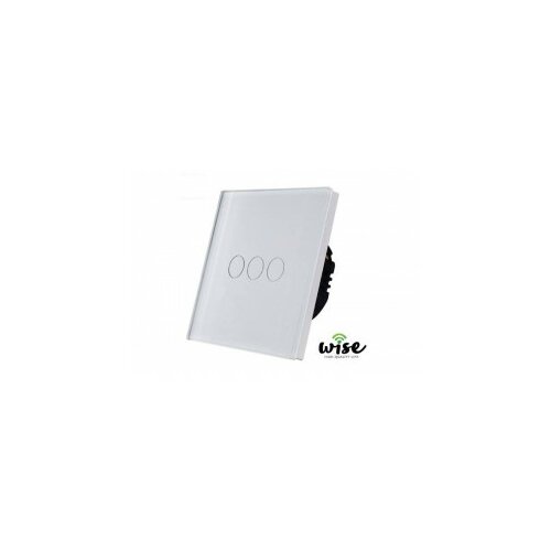 Wifi pametni prekidač, stakleni panel beli - 3 tastera WP0021 Slike