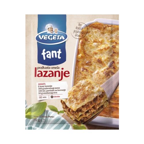 Podravka fant pra&scaron;kasta sme&scaron;a za lazanje 70g Cene