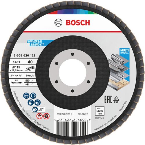 Bosch Lamelni disk X451 2608626167, O115, T29, G40, 15 komada Cene