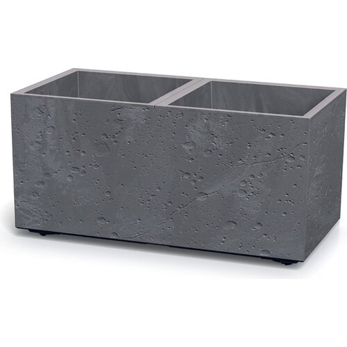 Sierra Case Beton Effect cvetlično korito, marengo siva - 77 x 38,5 cm Cene