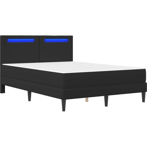  Krevetna konstrukcija s LED trakama 2 pcs Umjetna koža Slike