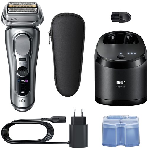 Braun Series 9 Pro+ 9667CC men&amp;#039;s shaver Foil shaver Trimmer Silver Slike