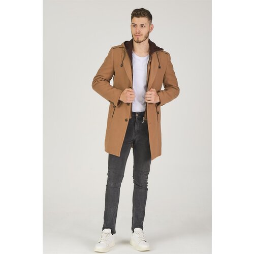 Dewberry PLT8406 MEN'S COAT-CAMEL Cene