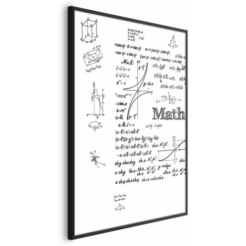  Plakat - Mathematics 21x30 Crni okvir Cene