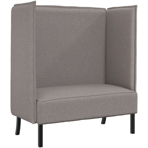 vidaXL visok naslon kavč Taupe 109x56x121 cm tkanina, (22094483) Cene