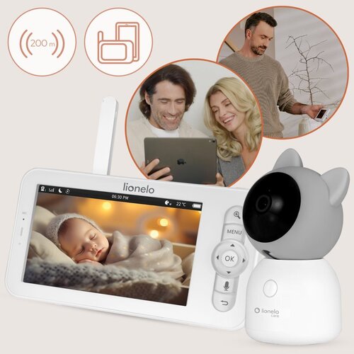 Lionelo Babyline 9.2 AI digitalna video varu&amp;scaron;ka 1 kos Slike